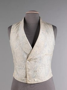 Vest, American, 1860-69. Creator: Unknown.