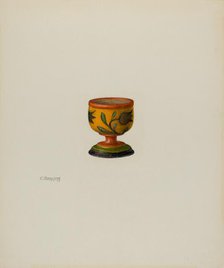 Pa. German Salt Cup, c. 1941. Creator: Charles Henning.