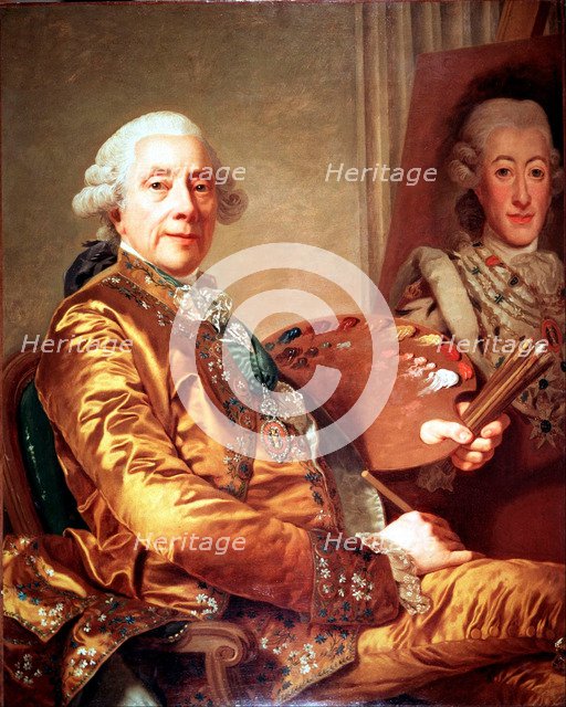 Self-Portrait, 1790. Artist: Roslin, Alexander (1718-1793)