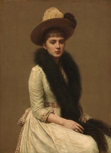 Portrait of Sonia, 1890. Creator: Henri Fantin-Latour.