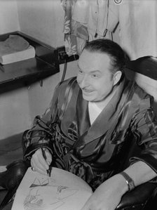 Portrait of Xavier Cugat, New York, N.Y., 1946. Creator: William Paul Gottlieb.