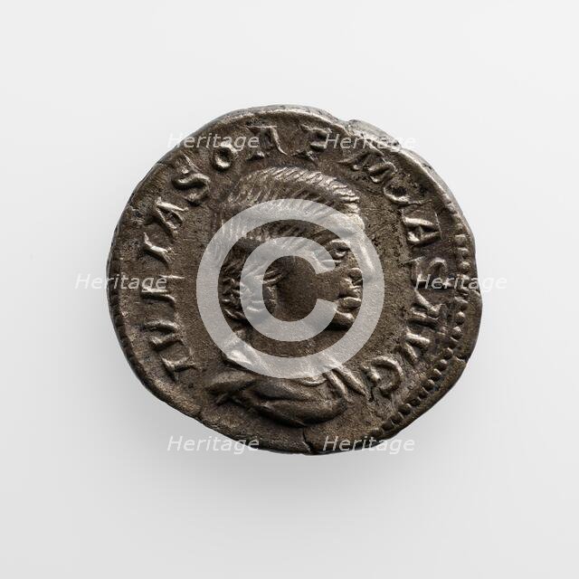 Denarius with Julia Soaemias, A.D. 218-222. Creator: Unknown.