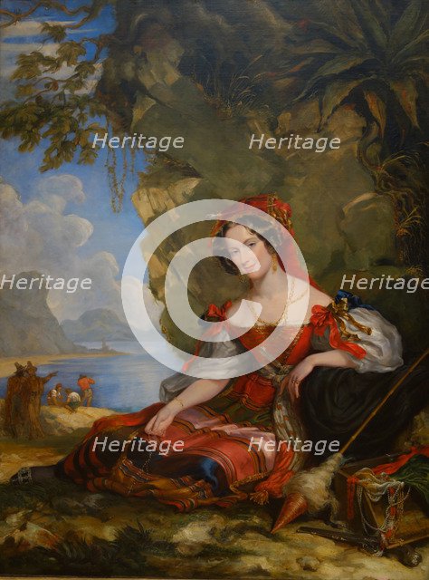 Portrait of Lady Catherine Caroline Montagu (1808-1834), wife of Count Alexandre Joseph Colonna-Wale