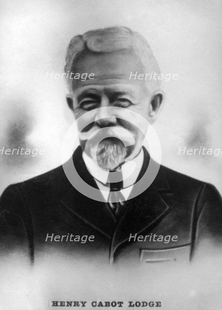 Henry Cabot Slim Lodge (1850-1924), American Republican Senator and historian, c1910. Artist: Unknown