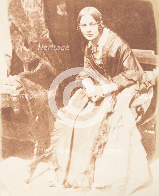Lady Elizabeth Eastlake [?], 1843-47. Creators: David Octavius Hill, Robert Adamson, Hill & Adamson.
