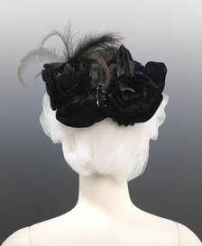 Evening hat, American, ca. 1885. Creator: Atherton Fine Millinery.