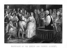 Marriage of Queen Victoria and Albert, Chapel Royal, St James's Palace, 10th February, 1840, (1899). Artist: Unknown