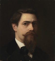 Self-Portrait, 1871. Creator: Arvid Liljelund.