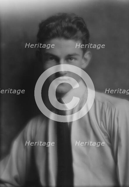 Sturges, Preston, Mr., portrait photograph, 1915. Creator: Arnold Genthe.