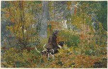 On the Trail, 1889. Creator: Winslow Homer.