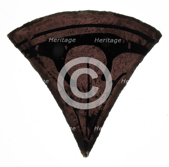 Glass Fragment, European, 14th century. Creator: Unknown.