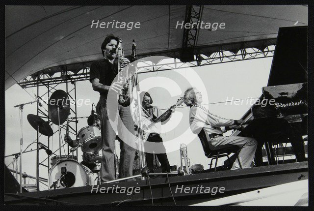 The Dave Brubeck Quartet playing at the Capital Radio Jazz Festival, London, July 1979. Artist: Denis Williams