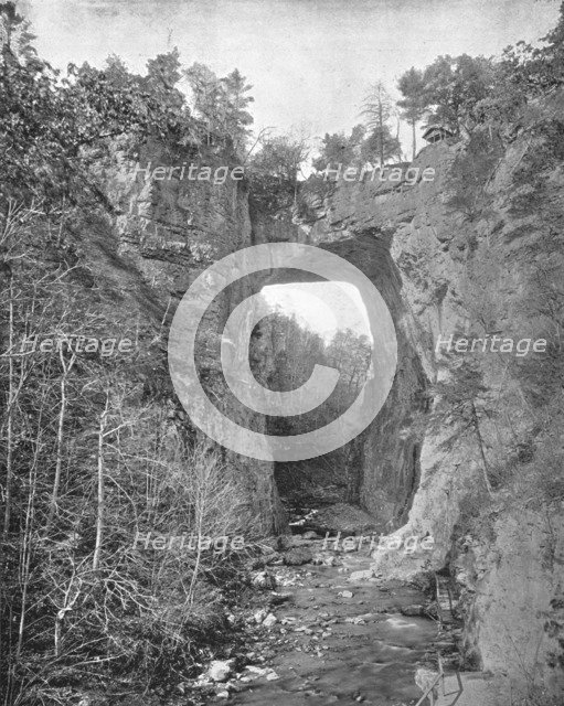 Natural Bridge, Virginia, USA, c1900. Creator: Unknown.