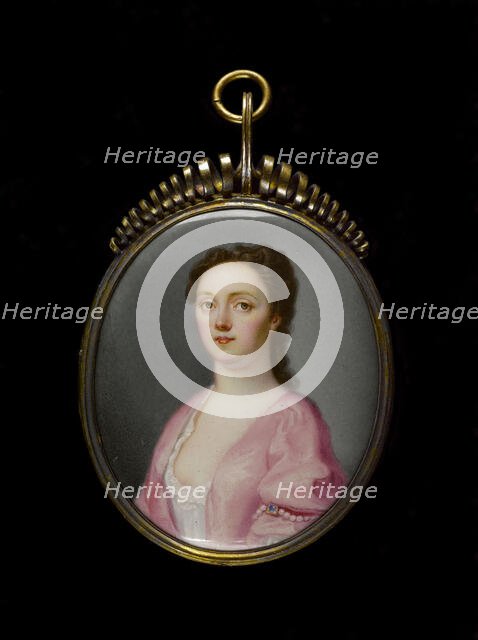 Portrait of a young woman, between 1700 and 1750. Creator: English School.