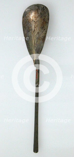 Spoon, Byzantine, 5th-6th century. Creator: Unknown.