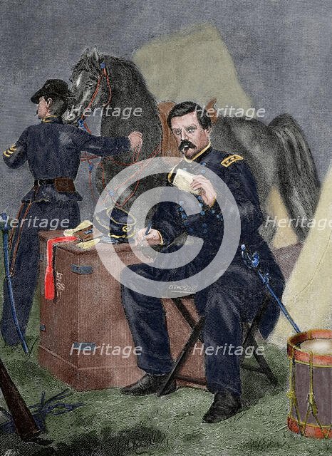 George Brinton McClellan, American army officer and politician, 19th century. Creator: Unknown.