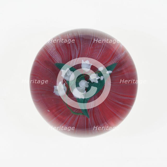 Paperweight, France, c. 1870. Creator: Unknown.