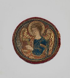 Embroidered Medallion, Byzantine, 15th-16th century. Creator: Unknown.