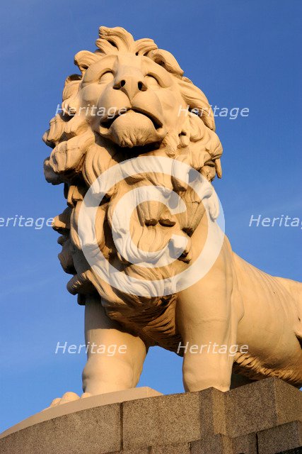 South Bank Lion, London.