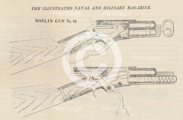 Marlin Gun No. 28, 1884. Artist: Unknown