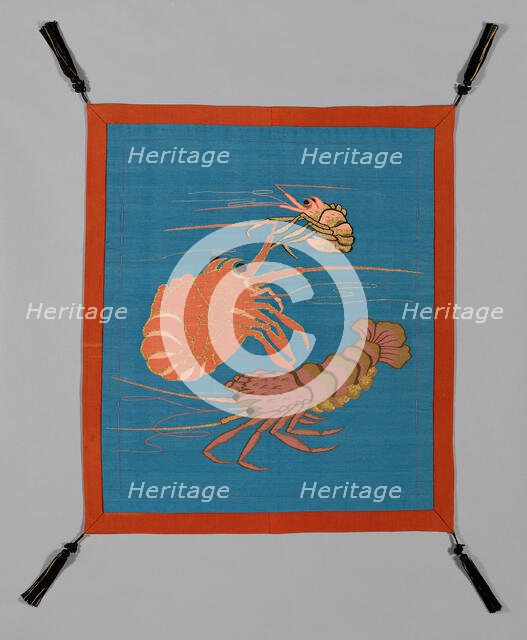 Fukusa (Gift Cover), Japan, late Edo period (1789-1868)/ Meiji period (1868-1912), 19th century. Creator: Unknown.