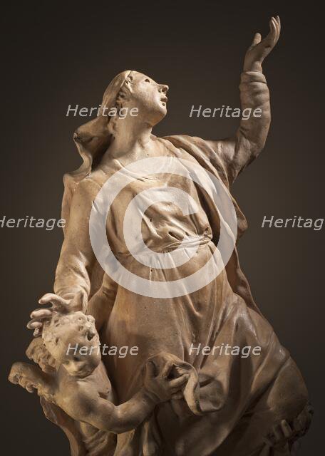 Bozzetto for the Marble 'The Assumption of the Virgin' in the Padua Duomo (image 1 of 3), c.1740. Creator: Antonio Bonazza.