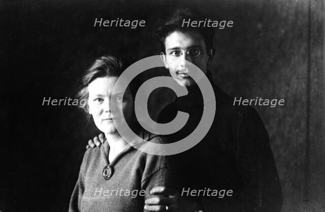 Newlyweds Nell and Koos Fis, 1920s. Creator: Unknown.