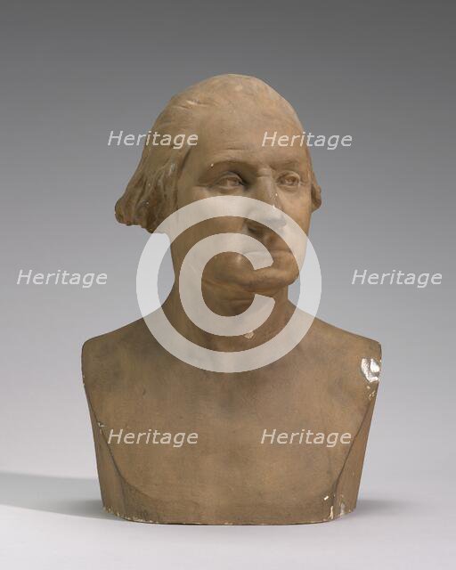 George Washington, model 1785, cast 1849/1859. Creator: Clark Mills.
