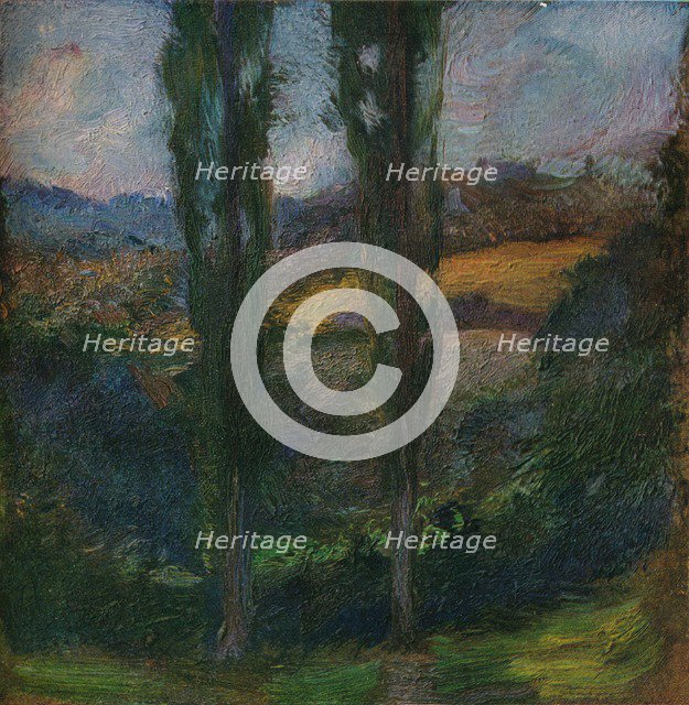 'Les Peupliers (Normandie)', c1905. Artist: Gaston la Touche.