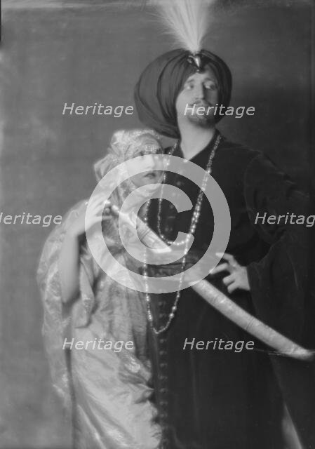Haggin, Ben Ali, Mr., theatrical production, 1915 Jan. 3. Creator: Arnold Genthe.