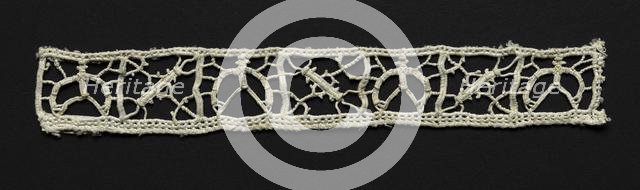 Needlepoint (Reticella) Lace Insertion, 17th century. Creator: Unknown.