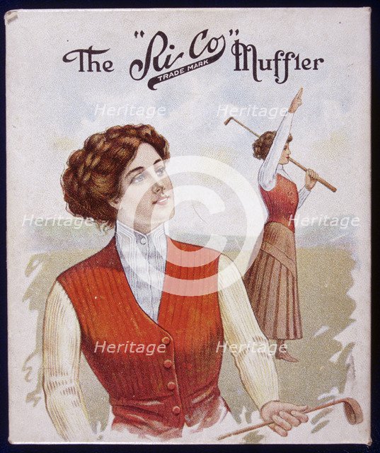 The 'Rico' Muffler, adverting poster, c1890. Artist: Unknown