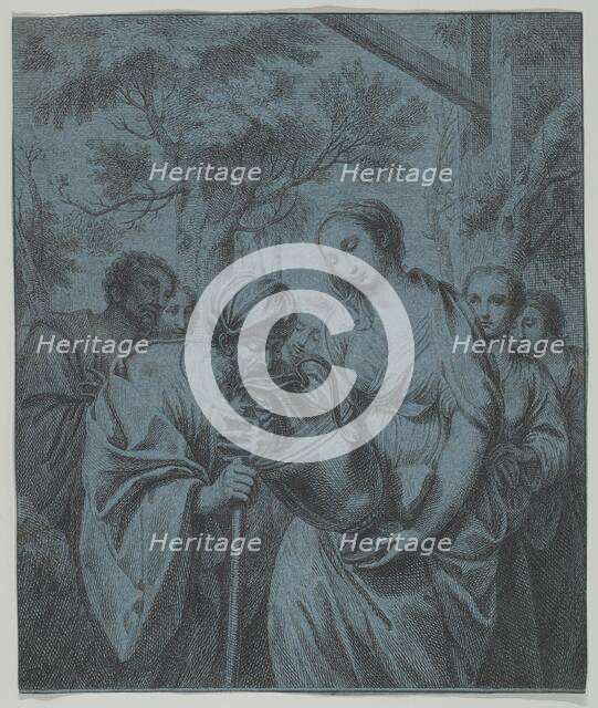 Rebecca and Eliezer, ca. 1730. Creator: Louis Fabritius Dubourg.