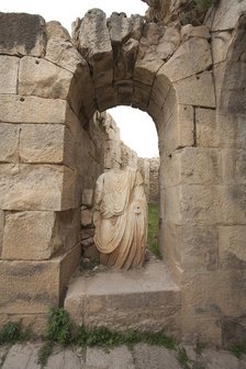 The theatre at Bulla Regia, Tunisia. Artist: Samuel Magal