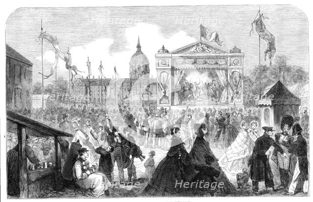 The Imperial Fetes at Paris: scene at the Esplanade des Invalides, 1861. Creator: Unknown.