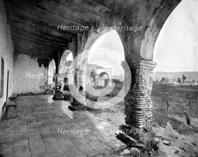 Mission of San Juan, Yosemite Valley, California, USA, 1893.Artist: John L Stoddard