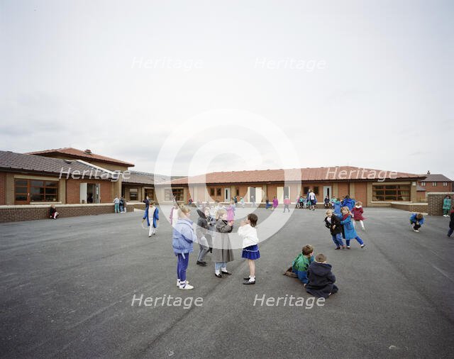 Whitecote Primary School, Wellington Grove, Bramley, Leeds, 08/03/1989. Creator: John Laing plc.