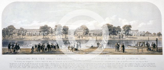 Great Exhibition, Hyde Park, London, 1851. Artist: Day & Son