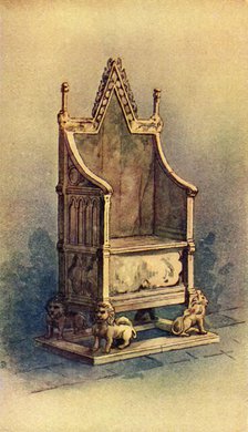 'The Coronation Chair', c1911. Creator: Unknown.