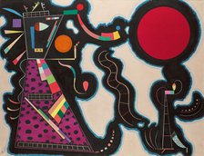 Le Rond rouge, 1939. Creator: Kandinsky, Wassily Vasilyevich (1866-1944).