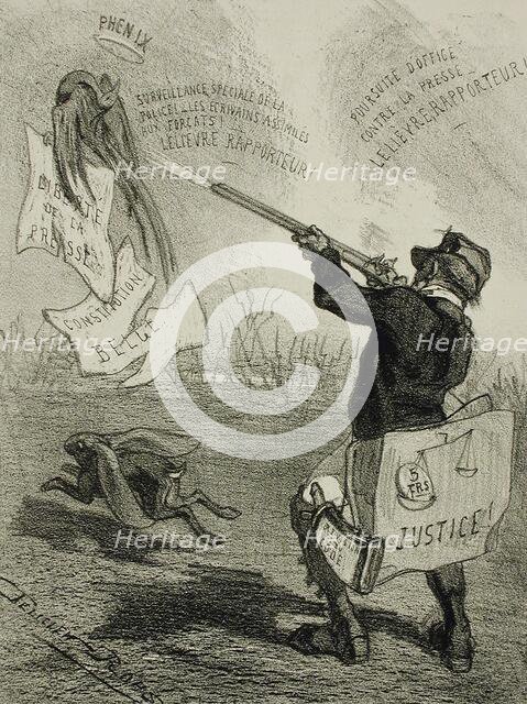 La Comédie politique, 1859. Creator: Félicien Rops.