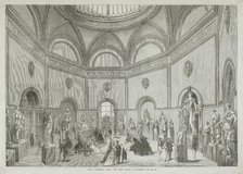 The Central Hall of the Royal Academy, 10 July 1869. Creator: Unknown.