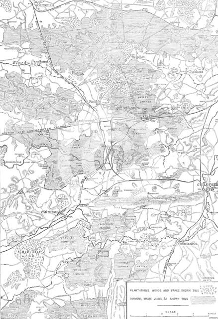 The Autumn Campaign: plan of the country round Aldershott, 1871. Creator: Crane.