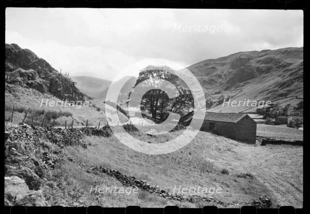 17th century barn, Herbs Crag, Martindale, Eden, Cumbria, c1955-c1980. Creator: Ursula Clark.