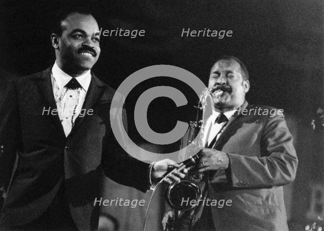 Eric Dixon, American jazz tenor saxophonist, flautist, composer and arranger, 1980s. Creator: Brian Foskett.