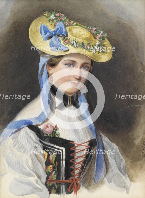 Princess Liechtenstein in costume, 1845. Creator: Winterhalter, Franz Xavier (1805-1873).