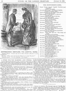 'Distinguished Amateurs - The Hospital Nurse', 1886. Artist: George du Maurier