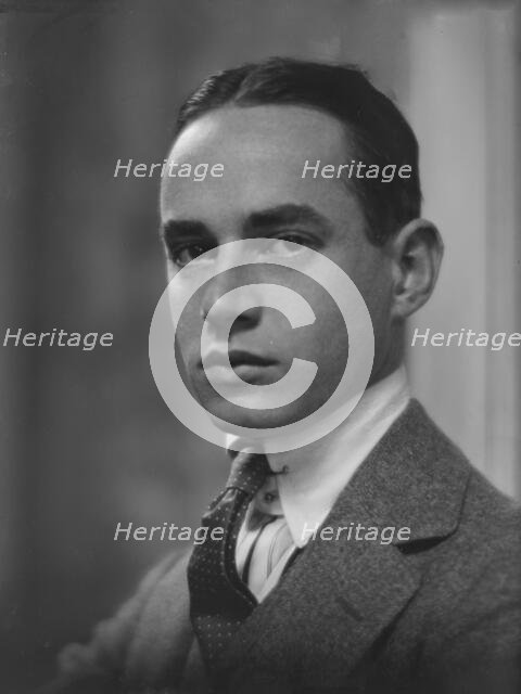 Belden, Charles O., Mr., portrait photograph, 1917 Feb. 21. Creator: Arnold Genthe.