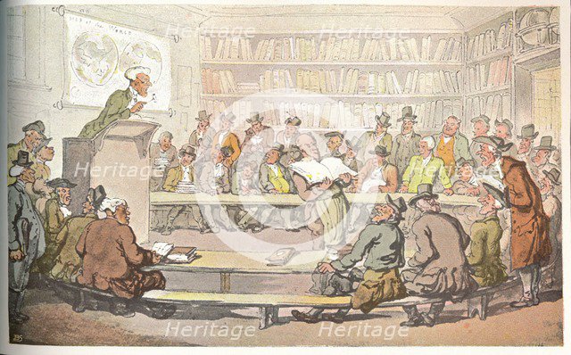 'A Book Auction', c1810. Artists: Otto Limited, Thomas Rowlandson.