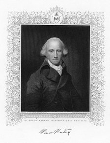 Warren Hastings, the first governor-general of British India, 19th century. Creator: H Robinson.